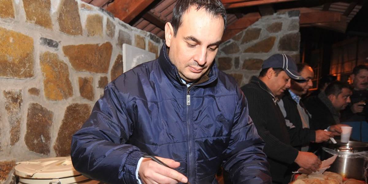 FOTO Splnomocnenec vlády pre rómske komunity Pollák rozdával kapustnicu
