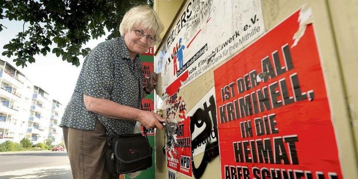 Dôchodkyňa sa rozhodla zabojovať proti šíriacim sa nenávistným heslám, ktoré "zdobia" múry nemeckých budov, skončila pred súdom