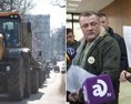 Farmári prerušili štrajk a odchádzajú z Bratislavy vrátia sa o mesiac