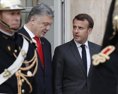 Macron sa stretol s oboma súpermi v ukrajinských voľbách