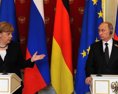 Putin a Merkelová odsúdili vyhlásenia Ukrajiny o potrebe revidovať Minské dohody