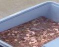 Muž zaplatil svoje posledné výživné v minciach. Priviezol ich na vlečke