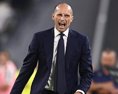Tréner Juventusu Allegri oznámil po prehre s Interom vypadnutie z boja o titul