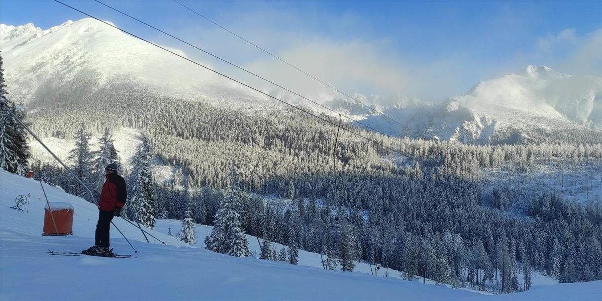 V Tatrách cez víkend otvoria ďalšie lyžiarske svahy