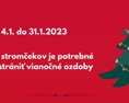 Technické služby mesta Prešov začali so zberom vianočných stromčekov