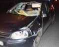 Autu pri Košických Oľšanoch vbehol do cesty jeleň vodič je zranený