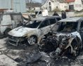 Hasiči zasahovali pri požiari piatich áut v obci Dolná Trnávka