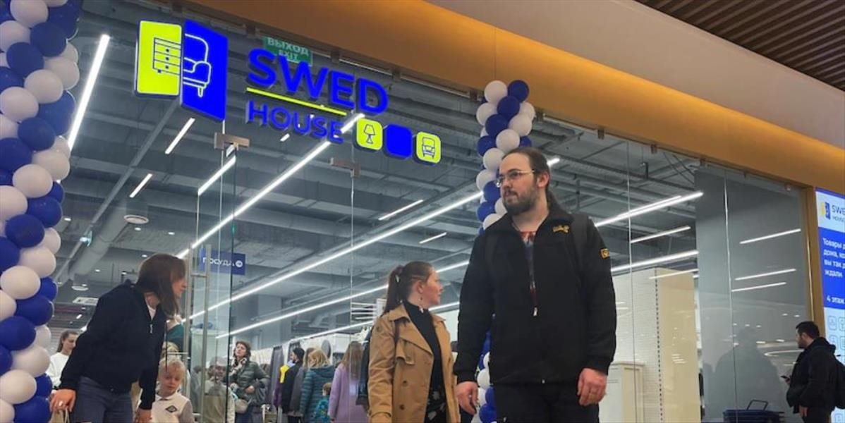 V Rusku otvárajú žlto-modrý obchod s nábytkom Swed House, ktorý sa značne podobá Ikey