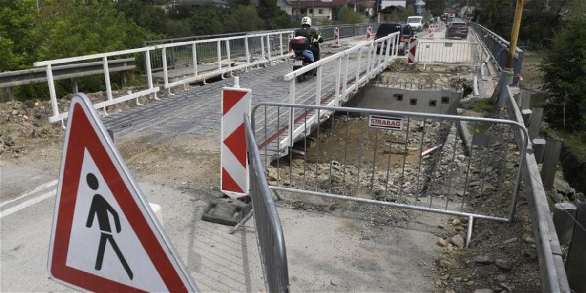Most cez potok v Liptovskej Tepličke opravia, práce budú trvať do októbra