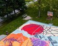 Na košickom Sídlisku KVP pribudli street art plochy na trávenie voľného času