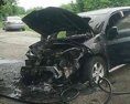 Hasiči zasahovali pri požiari auta v Kvetoslavove