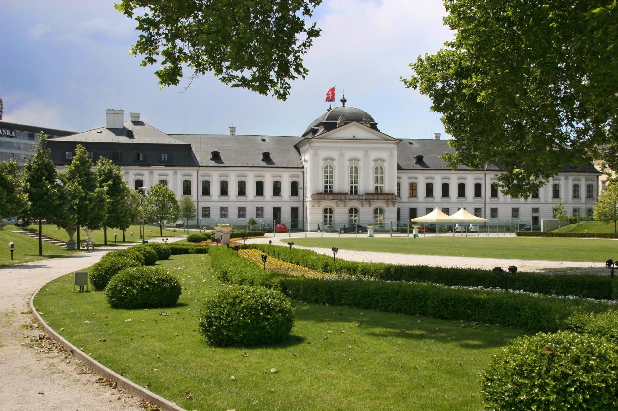záhrada v prezidentskom paláci