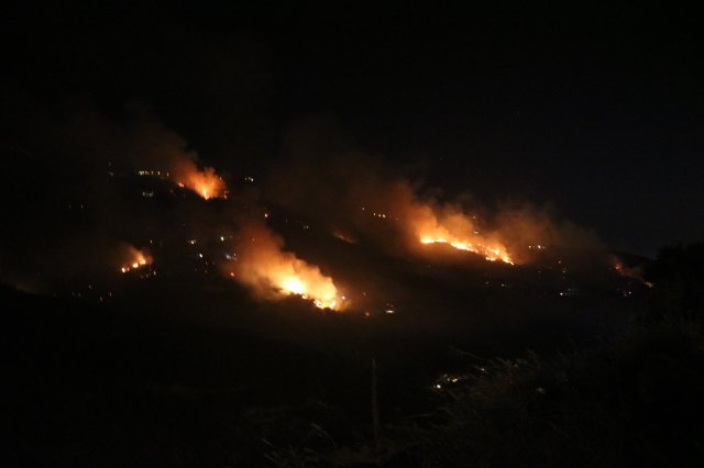 Požiare v tureckej provincii Hatay.