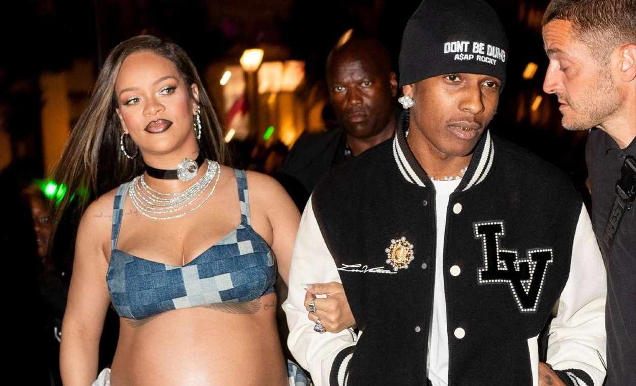 A$AP Rocky a Rihanna, ktorá čaká ich druhé dieťa.