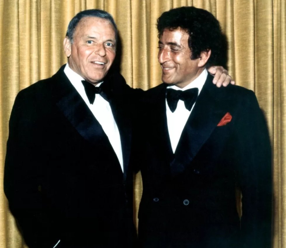 Frank Sinatra (vľavo) a Tony Bennett (vpravo)