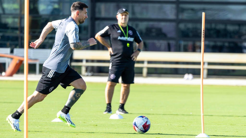 Messi počas tréningu Interu Miami 24. júla 2023 vo Fort Lauderdale.