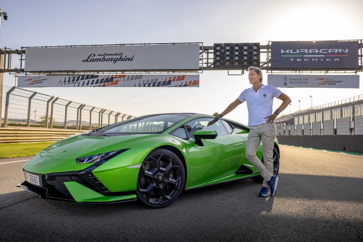 Lamborghini Huracán a CEO Lamborghini Stephan Winkelmann.