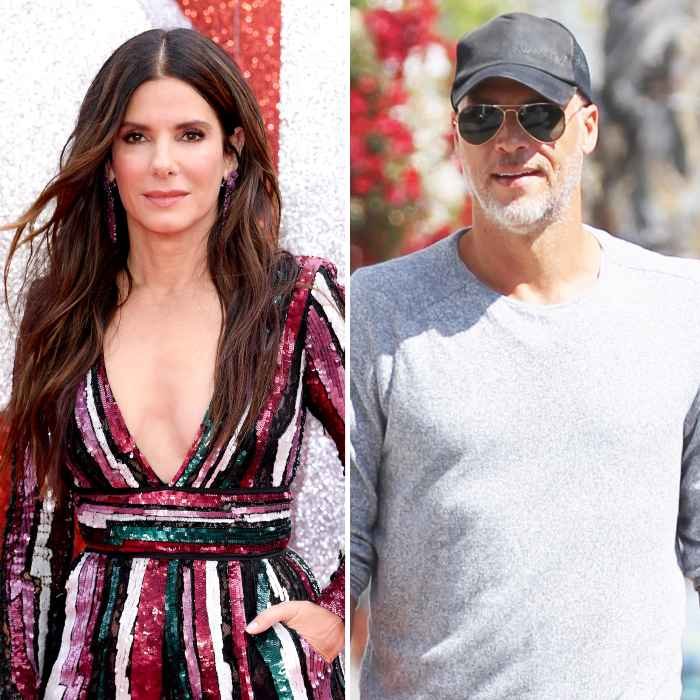 Sandra Bullock a jej zosnulý partner Bryan Randall.