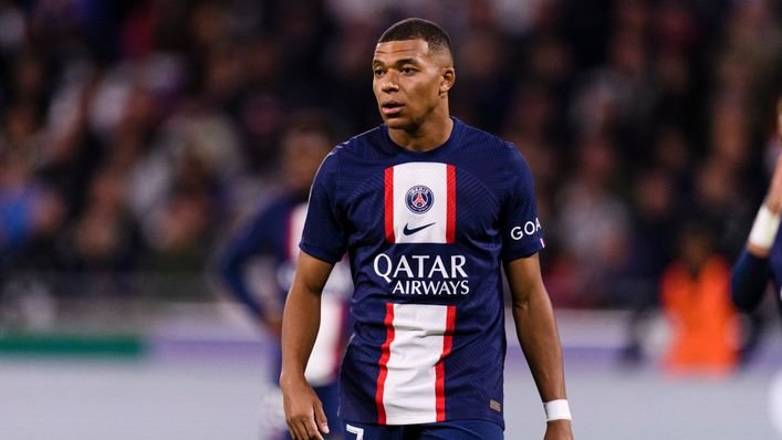 Kylian Mbappe v drese PSG.