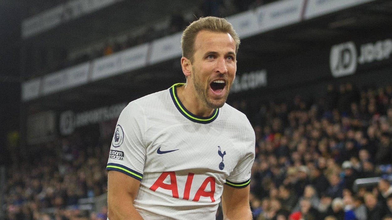 Harry Kane v drese Tottenhamu Hotspur.