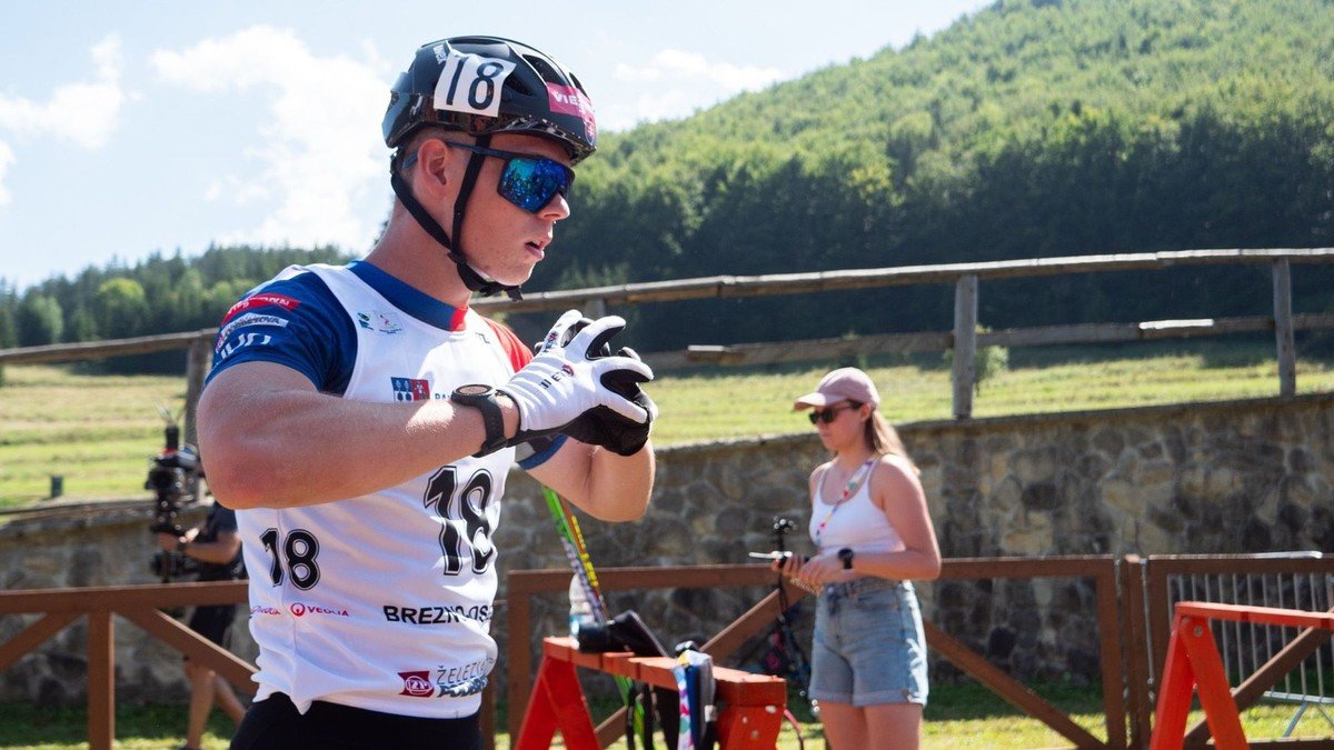 Slovenský reprezentant v biatlone Martin Cienik.