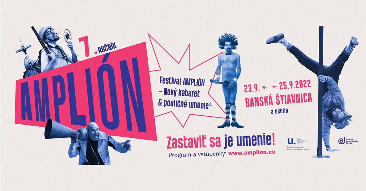 "Motívom ročníka je obnova citlivosti, tolerancie a vzájomného porozumenia medzi ľuďmi," hovoria organizátori festivalu Amplión.