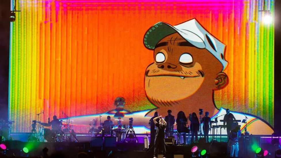 Hudobná skupina Gorillaz je založená na kreslených postavičkách
