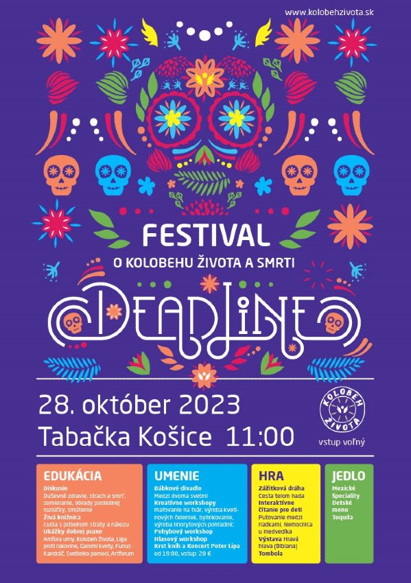 plagát festivalu DEADLINE