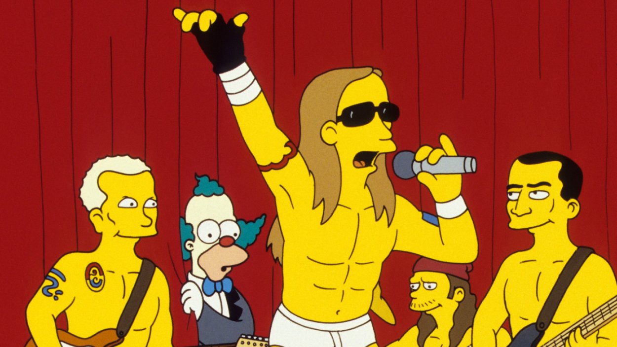 Red Hot chilli Peppers v Simpsonovcoch.