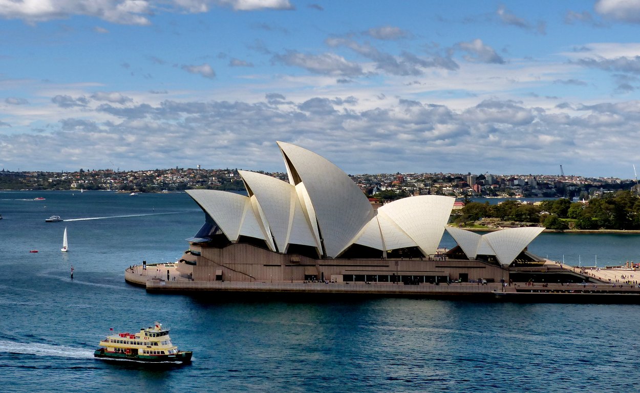 Najznámejší pohľad na Sydney.