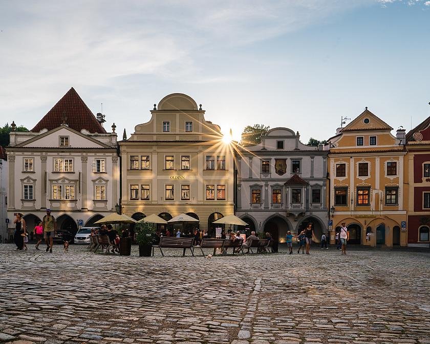 Krumlov je plný histórie a nádherný v každom ročnom období. 