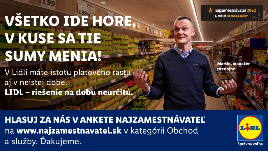 Lidl rozdá zamestnancom benefity za viac ako tri milióny eur 