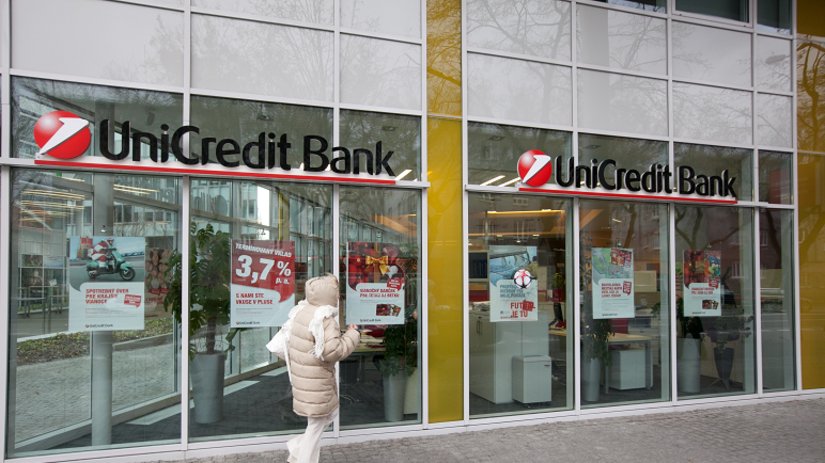 ilustračná foto - pobočka UniCredit bank