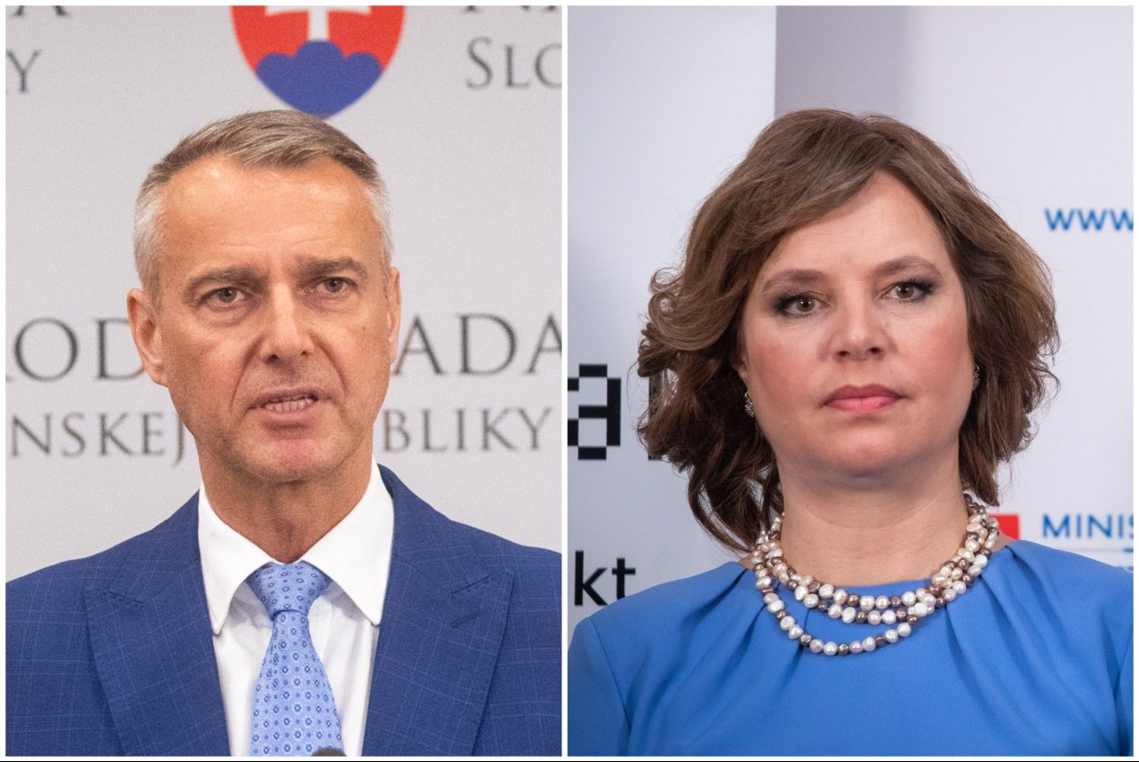 Minister investícií, regionálneho rozvoja a informatizácie Richard Raši a bývalá ministerka Veronika Remišová.