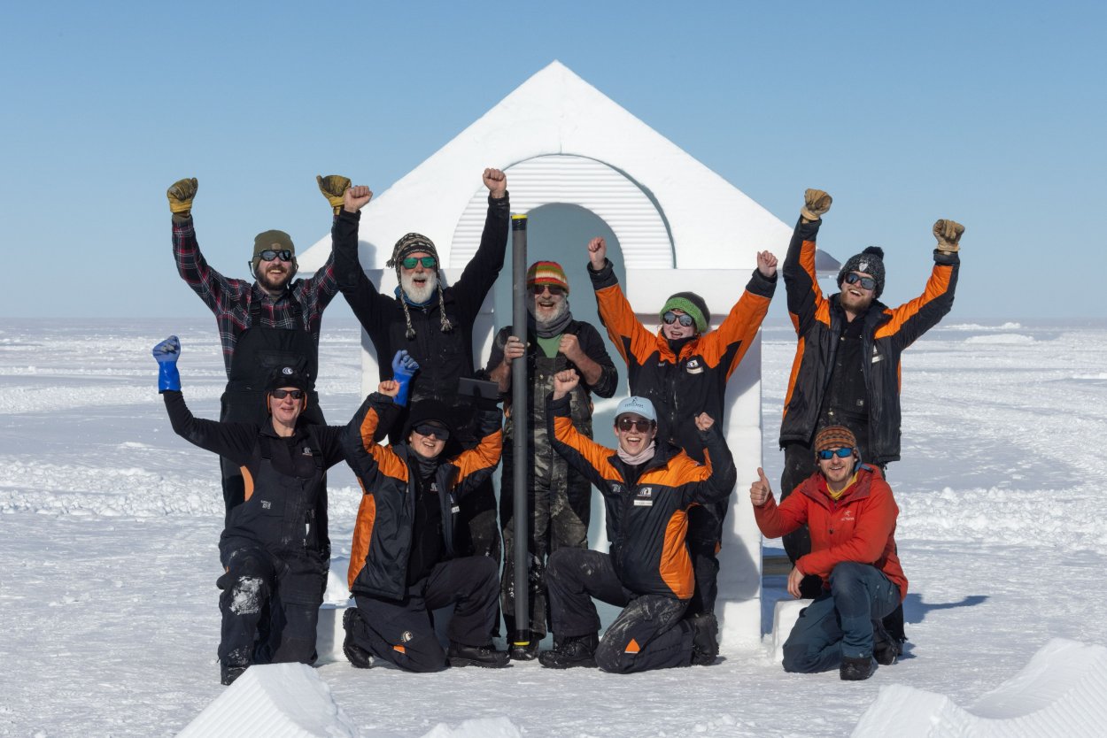 Medzinárodný tím výskumníkov z GNS Science, Victoria University of Wellington a Antarctica New Zealand na Antarktíde.