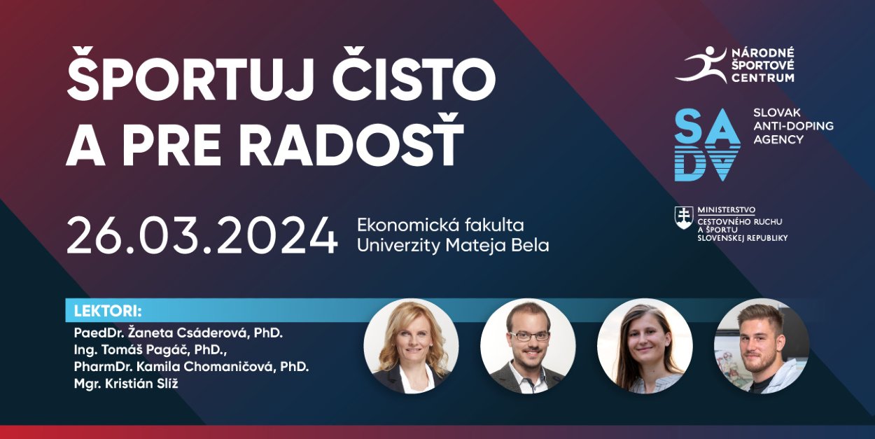 Národná konferencia Športuj čisto a pre radosť