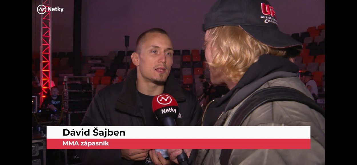 Dávid Šajben v pozápasovom rozhovore