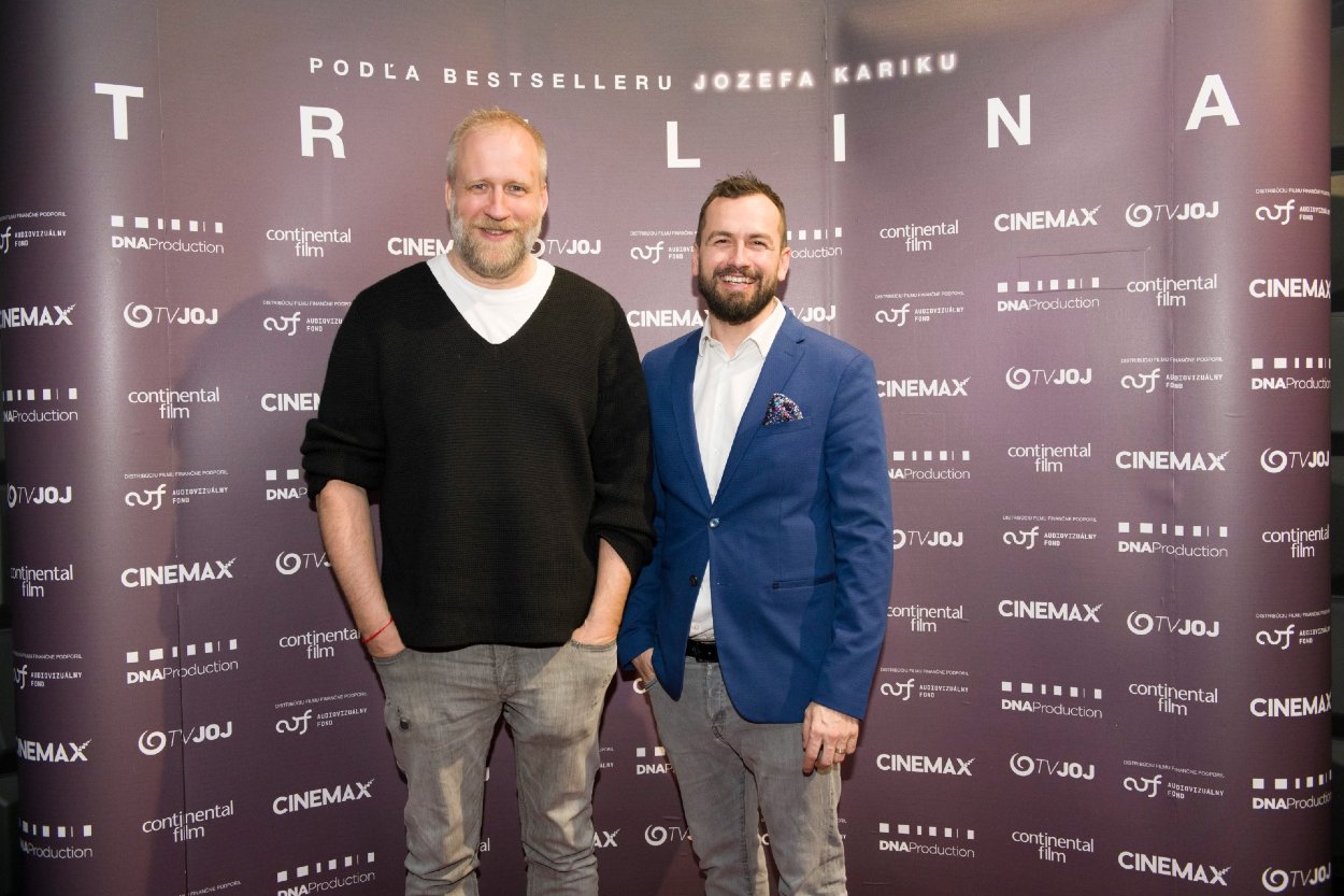 Režisér Peter Babjak a producent Rasťo Šesták