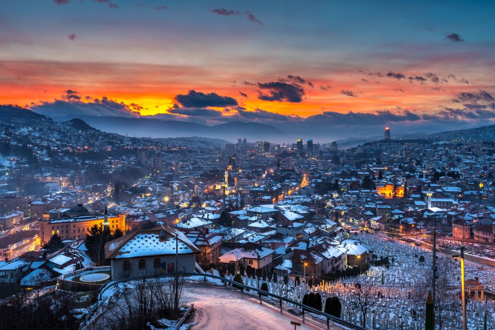 Sarajevo - miesto, kde v roku 1914 zazneli smrteľné výstrely na habsburského korunného princa.