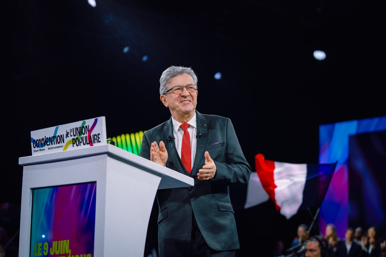 Predstaviteľ francúzskych radikálnych ľavičiarov Jean-Luc Mélenchon.