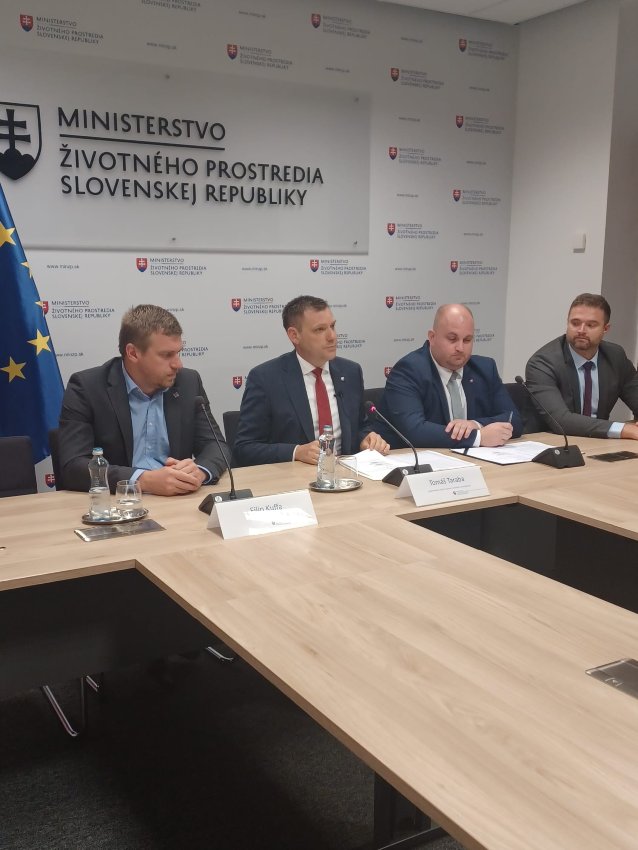 Tlačová konferencia ministerstva životného prostredia SR
