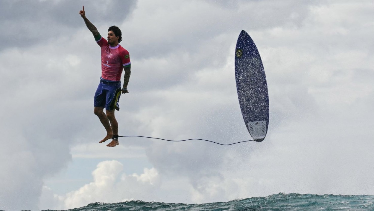 brazílsky surfer Gabriel Medina