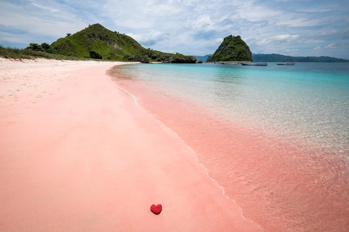 Ružová pláž alebo Pantai Merah, ako sa vhodne volá, je jednou zo siedmich ružových pláží na planéte a je len jednou z mnohých úžasných čŕt ostrova Komodo.

