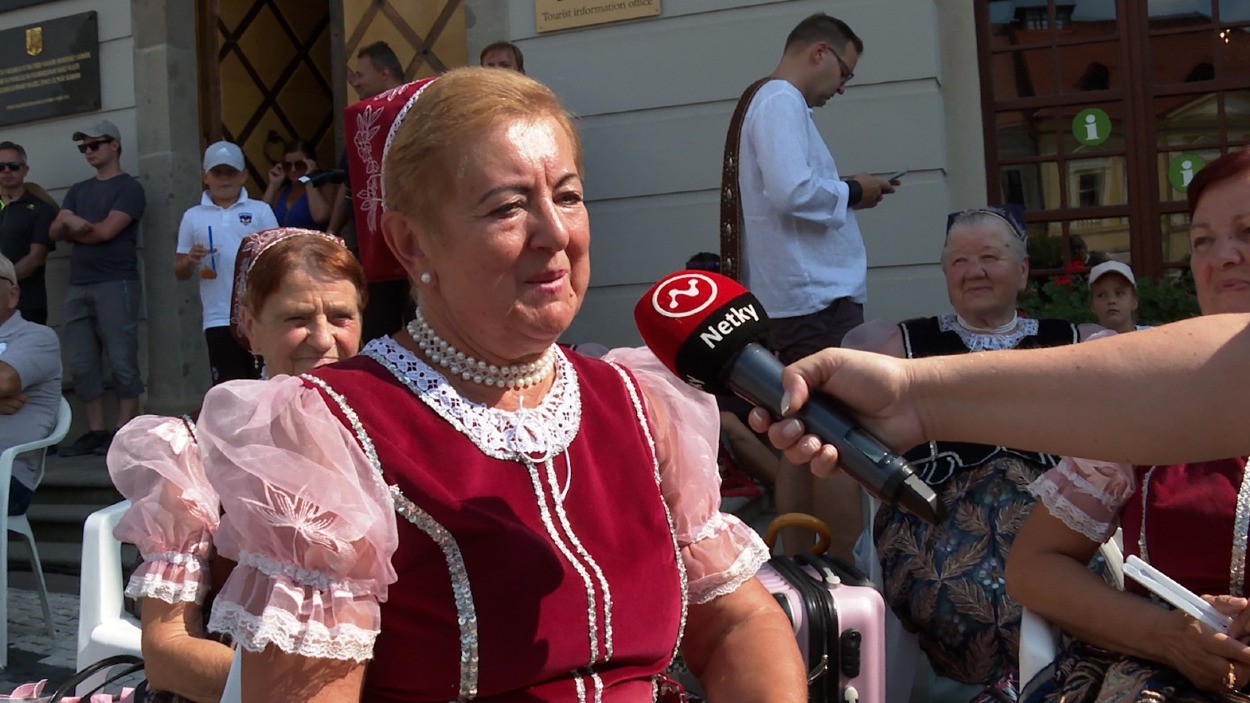 Bernadeta Kažimírová, umelecká vedúca folklórnej skupiny Olšava