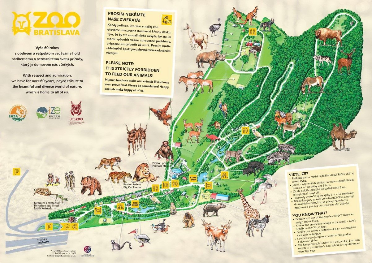 Mapa ZOO