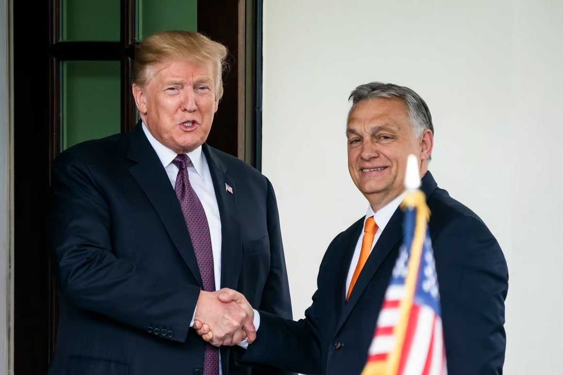 Donald Trump a Viktor Orbán