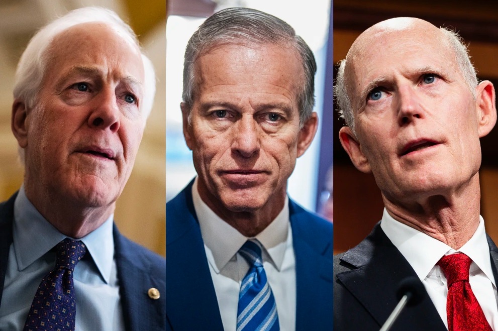 Dlhoročný líder GOP v Senáte Mitch McConnell odstupuje z funkcie, čím sa o jeho miesto bude uchádzať John Thune z Južnej Dakoty, John Cornyn z Texasu a Trumpov spojenec Rick Scott.