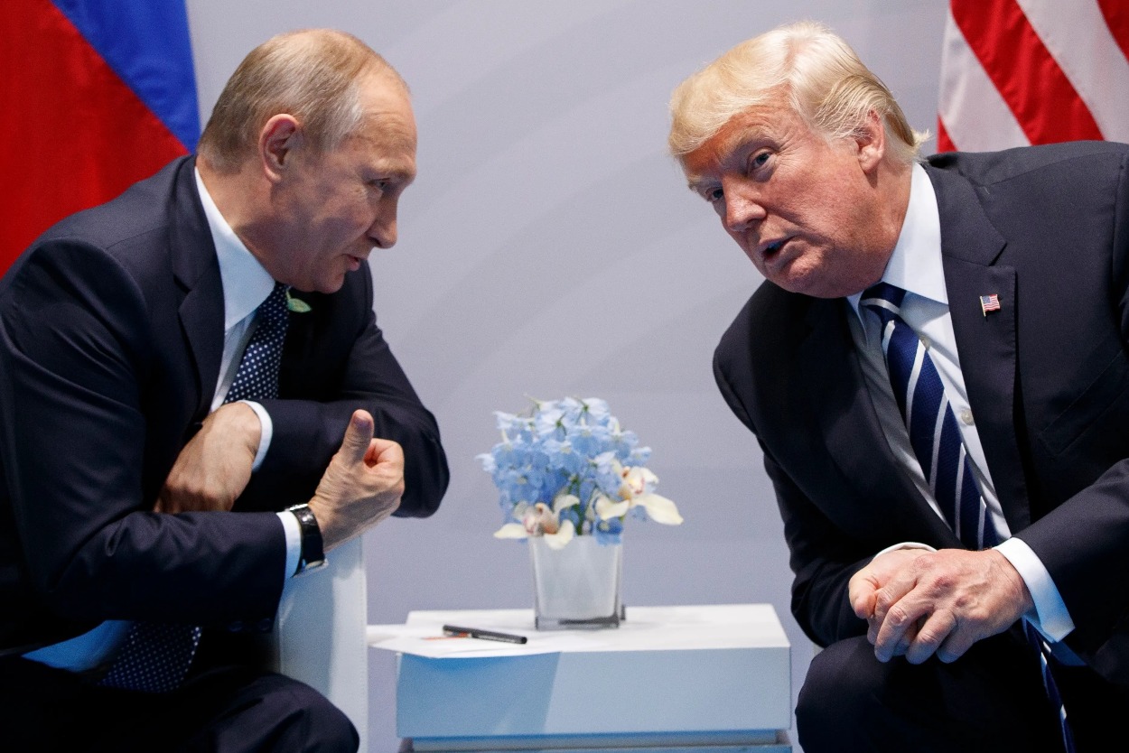 Vladimír Putin a Donald Trump