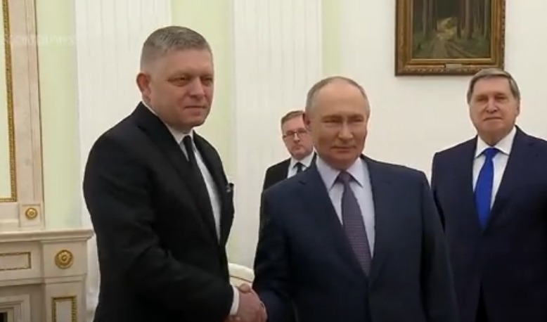 Robert Fico a Vladimír Putin 