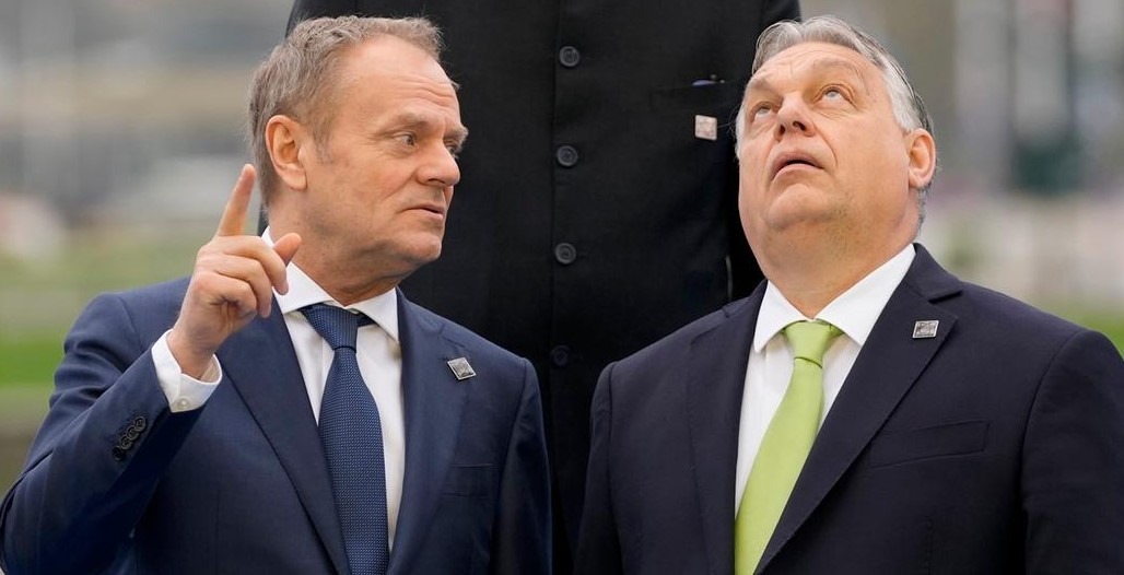 Viktor Orbán a Donald Tusk